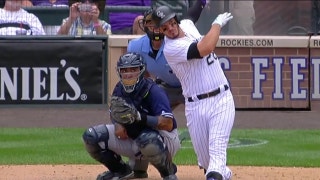 Watch the Rockies' Nolan Arenado go yard three times against the Padres