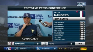 Kevin Cash: '3 in a row, tough losses'