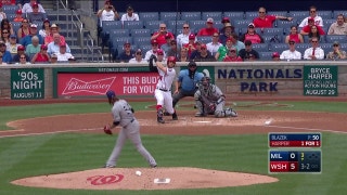 Watch the Nationals smash 4 home runs in a row -- and 5 total -- in the 3rd inning vs. Brewers