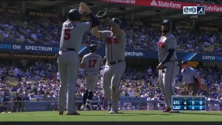 WATCH: Matt Adams snaps Kenley Jansen's save streak with 3-run homer