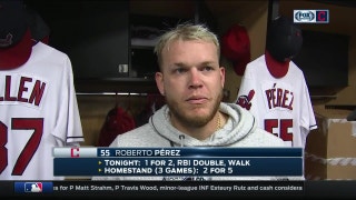 'We're just having fun.' Perez on the Indians winning at home