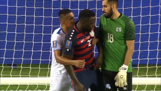 Watch El Salvador's dirty play against USA's Jozy Altidore in Gold Cup elimination game