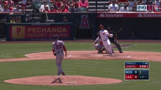 WATCH: Powerful bats of Simmons, Trout, and Valbuena lift Angels over Red Sox 3-2