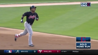 HIGHLIGHTS: Ramirez, Santana, Brantley go yard in Indians' win