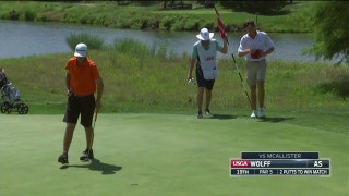 Matthew Wolff advances after being down 2 with two to play at the U.S. Junior Amateur Championship
