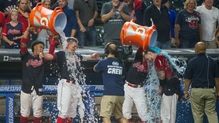 WATCH: Perez bunts, Holt misthrows & Guyer scores from third to win it for Cleveland