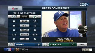 Yost on Royals' loss to Athletics: 'We just couldn't contain them'