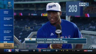 Kansas DE Dorance Armstrong Jr. 'played a little bit of everything' during youth baseball career