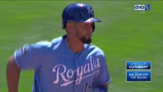 WATCH: Cuthbert's homer ties the game for Royals