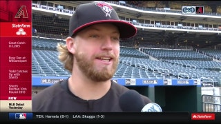 Jimmie Sherfy is all smiles after major-league debut