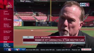 McGwire gets emotional thinking about Cardinals Hall of Fame induction
