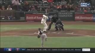 WATCH: Brewers' Davies strong despite loss to Giants