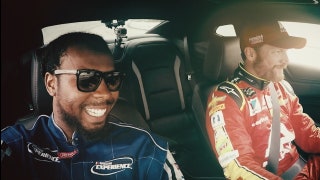 Watch Dale Earnhardt Jr. take some Washington Redskins players for a spin