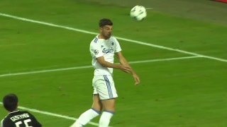 Copenhagen's Andrija Pavlovic nets strong header against Qarabag