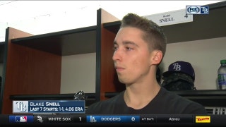 Blake Snell felt like he was in a good groove i getting his first win