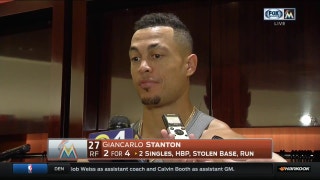 Marlins' Giancarlo Stanton on end of HR streak: 'It's all good, we won'
