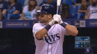 WATCH: Kevin Kiermaier turns a single into a double with his hustle