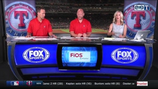 Playing the wall in outfield can hurt | Rangers Live