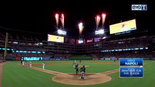 WATCH: Mike Napoli hits 3-run home run in 4th inning vs. White Sox