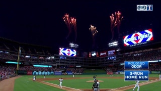 WATCH: Rougned Odor gives Texas the lead in 3rd with 3-run home run
