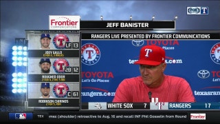 Jeff Banister talks offense, Perez turning it around in win