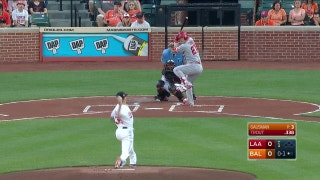 WATCH: Trout slugs 25th homer of the season in the first inning against the Orioles