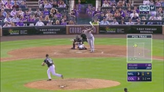 WATCH: Brewers' Aguilar busts ninth-inning tie with two-run homer