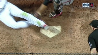 WATCH: David Peralta cuts down Mets' runner at home
