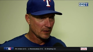 Jeff Banister talks Hamels start in 5-3 win over LA