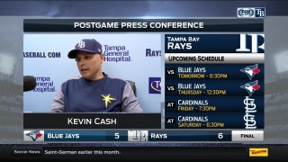 Kevin Cash: 'Two in a row. We haven't said that in a while.'