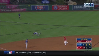 WATCH: Drew Robinson makes driving catch in 8th vs. Angels