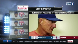 Jeff Banister on tough night of pitching in loss to Angels
