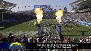 Chargers are giving away free Charger tattoos