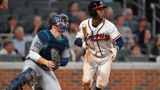 Ozzie Albies belts a 2-RBI triple off of Seattle's Emilio Pagan