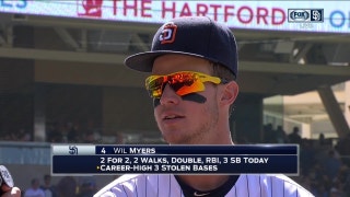 Wil Myers on his record-setting 3 stolen base inning