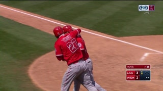 WATCH: Valbuena, Calhoun homers enough to get Angels by the Nationals