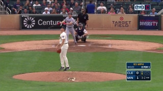 WATCH: Jay Bruce slugs first home run in Indians uniform
