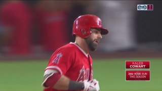 WATCH: Kaleb Kowart goes yard to help Angels pull away in 10-1 win over Rangers