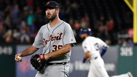 Verlander's winning streak ends at Rangers rough up Tigers Verlander's winning streak ends at Rangers rough up Tigers