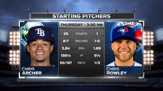 Chris Archer tries to help Rays earn series split vs. Blue Jays
