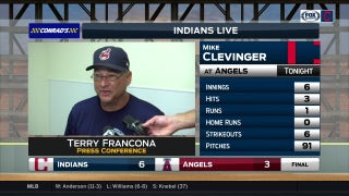Tito praises Indians all-around after series opening victory in L.A.