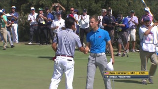 Watch team USA's early split in Day 2 of the 46th Walker Cup