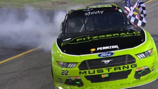 Brad Keselowski burns it all the way down after winning at Richmond | 2017 NASCAR XFINITY SERIES
