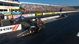Eddie Krawiec Wins Pro Stock Motorcycle Final at Reading | 2017 NHRA DRAG RACING