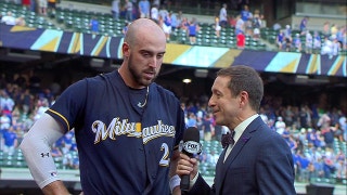 Travis Shaw on his walk-off homer against Cubs