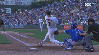 WATCH: Twins' Mauer puts game out of reach with grand slam