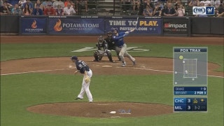 WATCH: Brewers grab late lead but fall to Cubs