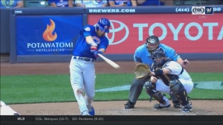 WATCH: Cubs' Zobrist homers to extend lead over Brewers