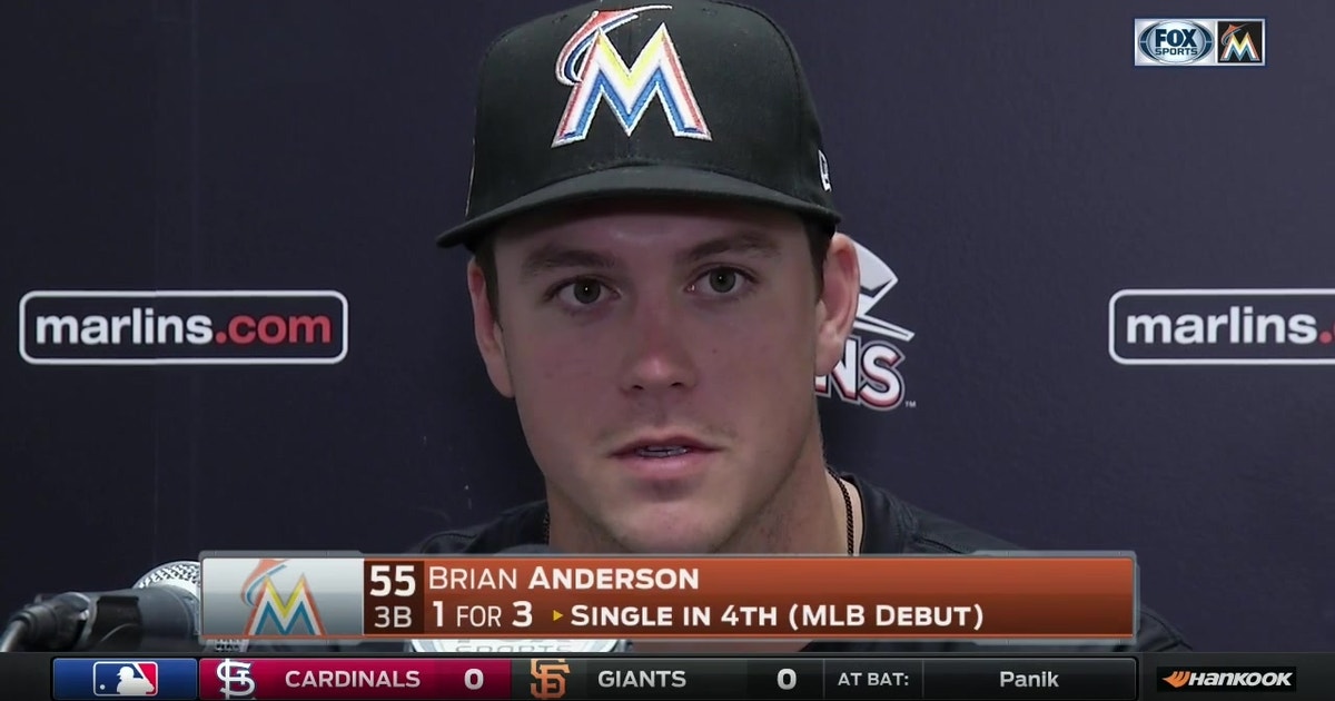 Brian Anderson Reflects On Making His MLB Debut Friday Night | FOX Sports