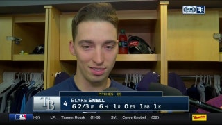 Blake Snell says his changeup felt really good Friday night